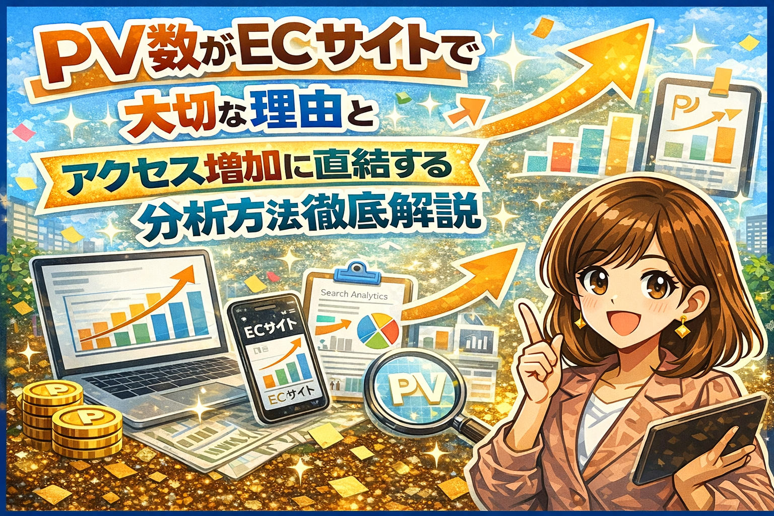 pv数がecサイトで大切な理由とアクセス増加に直結する分析方法を徹底解説