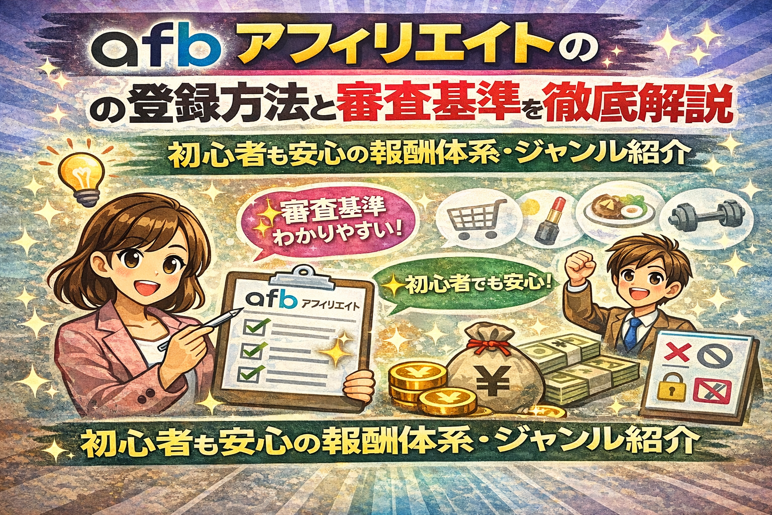 afbアフィリエイトの登録方法と審査基準を徹底解説｜初心者も安心の報酬体系・ジャンル紹介
