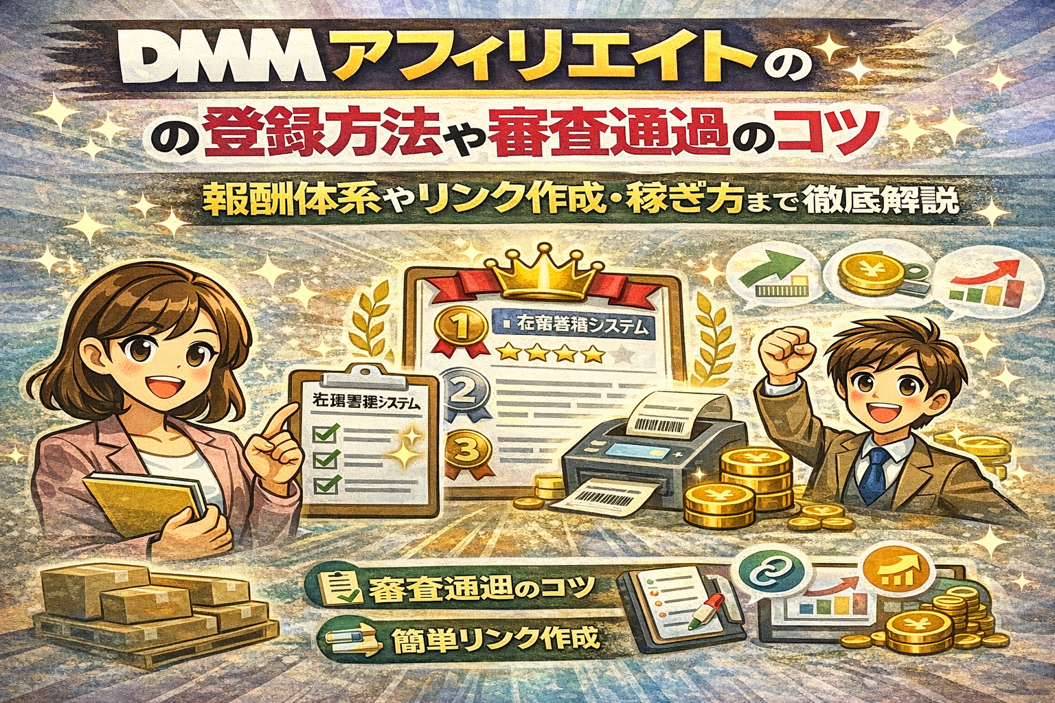 dmmアフィリエイトの登録方法や審査通過のコツ完全ガイド｜報酬体系やリンク作成・稼ぎ方まで徹底解説